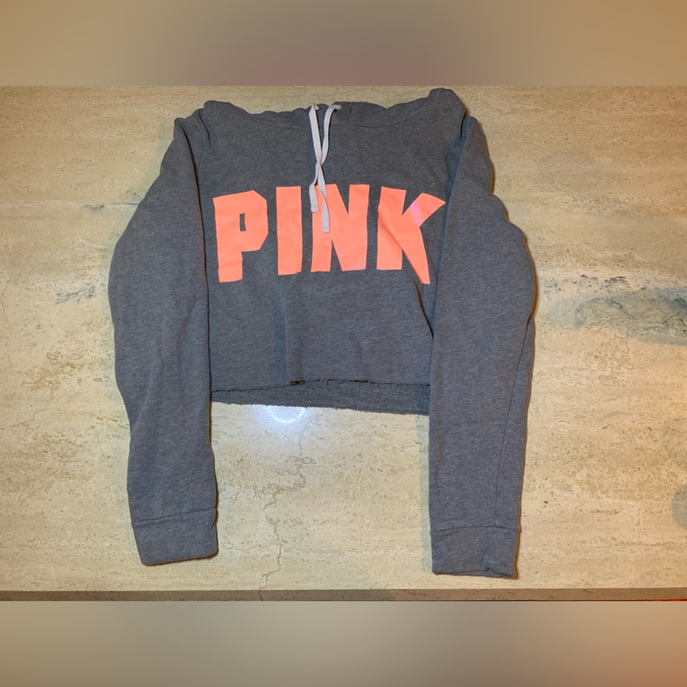Victoria’s Secret PINK Cropped Hoodie EUC